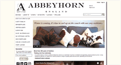 Desktop Screenshot of abbeyhorn.co.uk