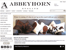 Tablet Screenshot of abbeyhorn.co.uk